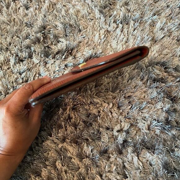 Louis Vuitton Vintage 80s Epi Leather Montaigne 20 Fawn Envelope Clutch Pouch - Picture 7 of 15